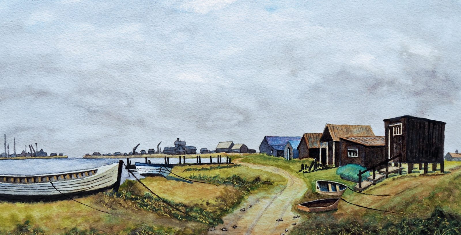 Walberswick boats and huts