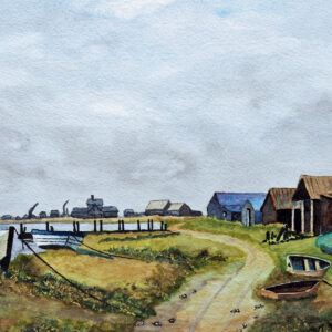 Walberswick boats and huts